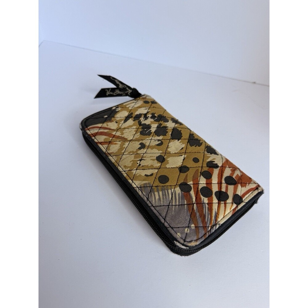 Vera Bradley Quilted Zip Around Wallet Floral Multicolor Organizer Retired - Picture 6 of 6
